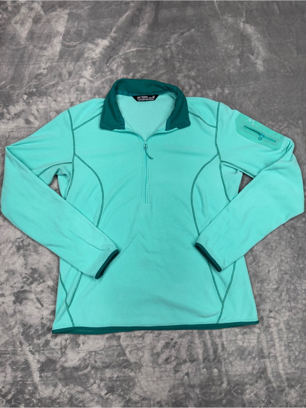 Arc'teryx Teal Women's Pull-On Half Zip Top